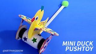[DIY KIT] 미니덕 푸쉬토이 만드는 방법! 밀면 날개가 움직여요!