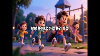 (창수놀이터)상상놀이터:마법붓의 기적! #동화 #애니동화 #형제애 #인성동화 #놀이터 #붓 #만화 #교육 #자매