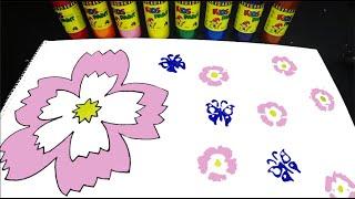 물감으로 영어 숫자 배우기 놀이 Play to Learn English Numbers by Painting.